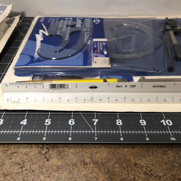 Alvin Architect Designer Kit 14 Drawing 14 Aids Discontinued BDK-1A Damage NOS - Picture 7 of 9